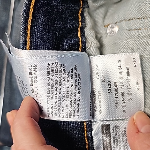 Levi's 512 Skinny Slim Fit Denim Jeans - Picture 6 of 10